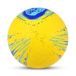 Nivia Crater Volleyball, Training Ball, Rubber Molded, Butyl Threadwounded Bladder, As per Basic Standard, Made for Beginners, to Play on Outdoor Surfaces (Size - 4, Yellow/Blue) - Image 7