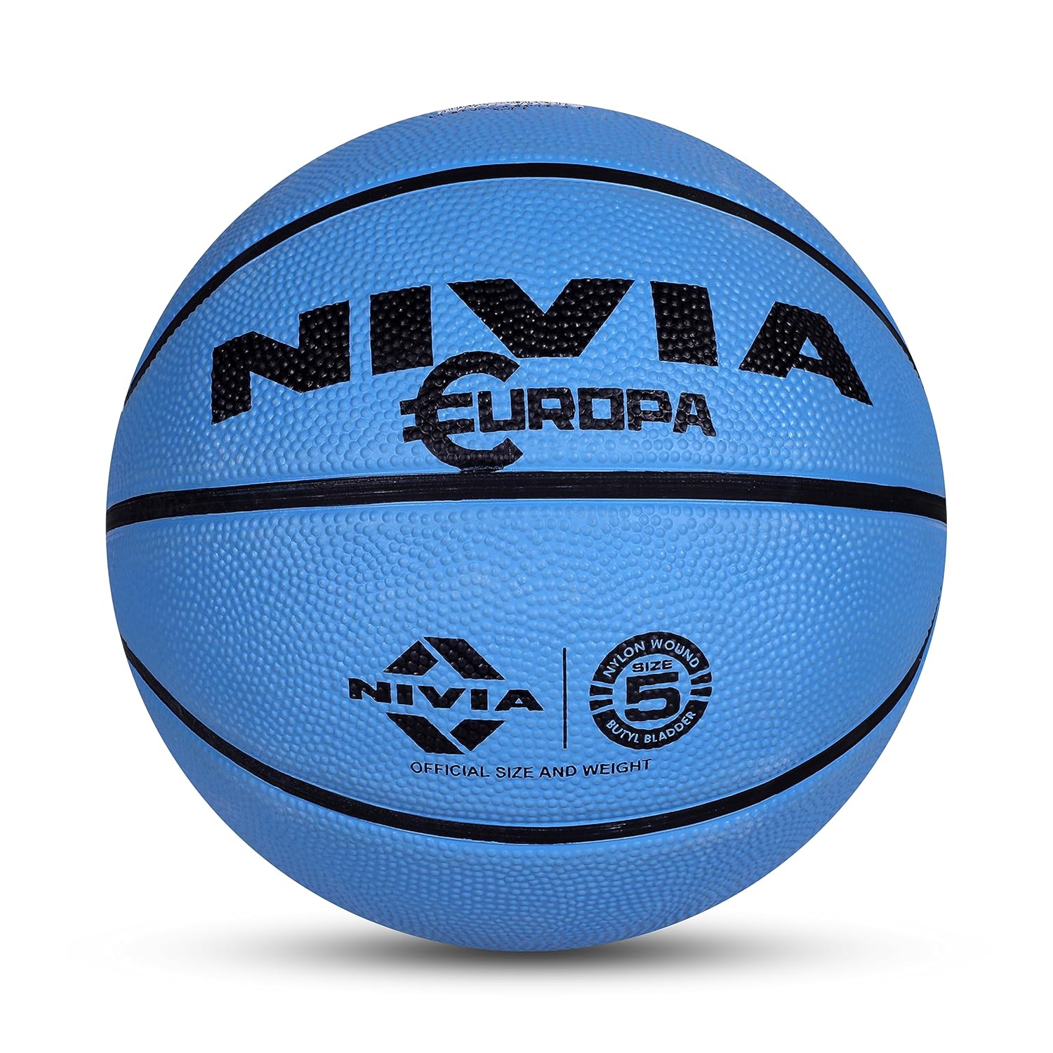 NIVIA Europa Basketball, As per Basic Standard, 8 Panels, Molded *