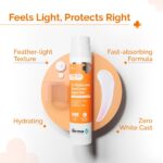 The Derma Co 1% Hyaluronic Sunscreen Aqua Gel SPF 50 PA++++ | Hydrating, Lightweight & Non-Greasy | No White Cast | Broad Spectrum & Blue Light Protection | Clinically Tested - (In-Vivo) | 50 g - Image 6