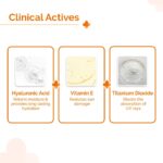 The Derma Co 1% Hyaluronic Sunscreen Aqua Gel SPF 50 PA++++ | Hydrating, Lightweight & Non-Greasy | No White Cast | Broad Spectrum & Blue Light Protection | Clinically Tested - (In-Vivo) | 50 g - Image 8