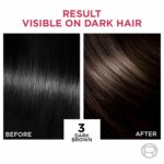 L'Oréal Paris Permanent Hair Colour, Radiant At-Home Hair Colour with up to 100% Grey Coverage, Pro-Keratin, Up to 8 Weeks of Colour, Excellence Crème, 3 Natural Darkest Brown, 72ml+100g - Image 3