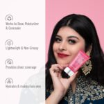 Swiss Beauty Matte Shiny Pearl Water Drop Blemish Long Lasting Balm BB Lightweight, Liquid Foundation, Face Makeup, Shade-03, 40ml - Image 3