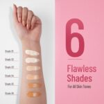 Swiss Beauty Matte Shiny Pearl Water Drop Blemish Long Lasting Balm BB Lightweight, Liquid Foundation, Face Makeup, Shade-03, 40ml - Image 4