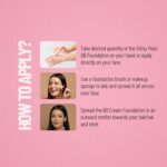 Swiss Beauty Matte Shiny Pearl Water Drop Blemish Long Lasting Balm BB Lightweight, Liquid Foundation, Face Makeup, Shade-03, 40ml - Image 5