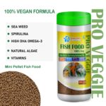 JAINSONS PET PRODUCTS Pro Veggies Fish Food - 91% Plant Matter, Highly Nutritious, Mini Pellet for Herbivores - 600 G,All Life Stages - Image 3