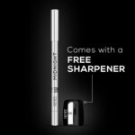 RENEE Midnight Kohl Kajal Pencil | Waterproof, Smudgeproof With Sharpener | 24 Hours Long Stay | Darkest Black | One Swipe Application | Vitamin E, Olive Oil and Castor Oil | Matte Finish |1.5 Gm - Image 5