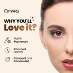 MARS Brow Better Eyebrow Pencil with Spoolie | Long-Lasting & Smudge Proof | Rich Pigmentation | Natural-Looking Results | Easy to Sharpen (1.4 gm) (Dark Brown) - Image 3