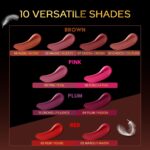 FACESCANADA Comfy Matte Wow Liquid Lipstick - Cocoa Crush 07, 3.8Ml | One Swipe Application | Highly Pigmented | Comfortable Wear | Glides Smoothly | Long Lasting | Transferproof - Image 6