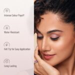 SWISS BEAUTY Waterproof And Long Wearing Bold Felt Tip Pen Glossy Eyeliner | Smudge Proof Eye Makeup | Quick Drying | Black, 1.2Ml - Image 3