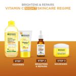 Garnier Bright Complete Night Vitamin C Serum With 10% Pure Vitamin C for Bright Skin, PM Routine Vitamin C Serum Suitable For All Skin Types, 15ml - Image 6
