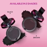 RENEE Cover-Up Hair Powder - Black | Covers Grey Roots & Bald Spots Instantly | Highly Pigmented, Fuller & Denser Look | Long-Lasting | Matte Finish | Fine Powder | Flawless Application | 4gm - Image 7