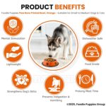 Foodie Puppies Stainless Steel Paw Bone Printed Bowl for Dogs, Cats & Any Pets - 700ml, Medium (Fiery Orange) I Non-Skid Rubber Bottom Food/Water Bowl I Non-Toxic & 100% Safe for Pets - Image 5