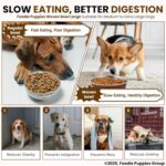 Foodie Puppies Stainless Steel Pet Feeding Woven Bowl - 1500ml (Brown - Large) for Medium to Large Dogs | Sturdy Base, Food/Water Feeding Bowl | Non-Toxic & 100% Safe for Pets - Image 7