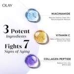 Olay 7in1 Ultra-light Gel Moisturizer | Niacinamide, Vitamin C, Collagen Peptides | Fights 7 Issues for Smooth & Glowing Skin | Normal to Oily Skin | Dermatologically Tested | Non Comedogenic | 50g - Image 3