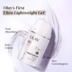 Olay 7in1 Ultra-light Gel Moisturizer | Niacinamide, Vitamin C, Collagen Peptides | Fights 7 Issues for Smooth & Glowing Skin | Normal to Oily Skin | Dermatologically Tested | Non Comedogenic | 50g - Image 4