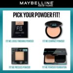 Maybelline New York Fit Me Shade 220 Natural Beige, Matte Compact Powder For Oily Skin, 8G - Powder That Protects Skin From Sun, Absorbs Oil, Sweat And Helps You To Stay Fresh For Upto 12Hrs. - Image 8