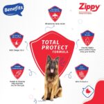 Zippy Adult Dry Dog Food - 1.2 Kg, Real Chicken & Vegetables, Nutritionally Balanced Dog Food for All Breeds, with Vitamins, Minerals, Probiotics & Salmon Oil - Image 4