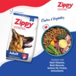 Zippy Adult Dry Dog Food - 1.2 Kg, Real Chicken & Vegetables, Nutritionally Balanced Dog Food for All Breeds, with Vitamins, Minerals, Probiotics & Salmon Oil - Image 5