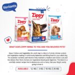 Zippy Adult Dry Dog Food - 1.2 Kg, Real Chicken & Vegetables, Nutritionally Balanced Dog Food for All Breeds, with Vitamins, Minerals, Probiotics & Salmon Oil - Image 6