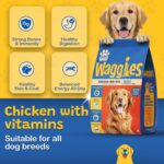 Adult Dog Dry Food 3 kg, Chicken with Vitamins, Complete Adult Dog Nutrition, Supports Strong Bones, Muscles, Healthy Skin & Coat, Digestive Support, All Breed & Sizes - Image 4