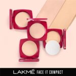 Lakme Forever Matte Compact, Smooth Finish, Lightweight Compact Powder That Lasts for 12 HrsFor A Natural Even Toned Look, Shell, 9g - Image 4