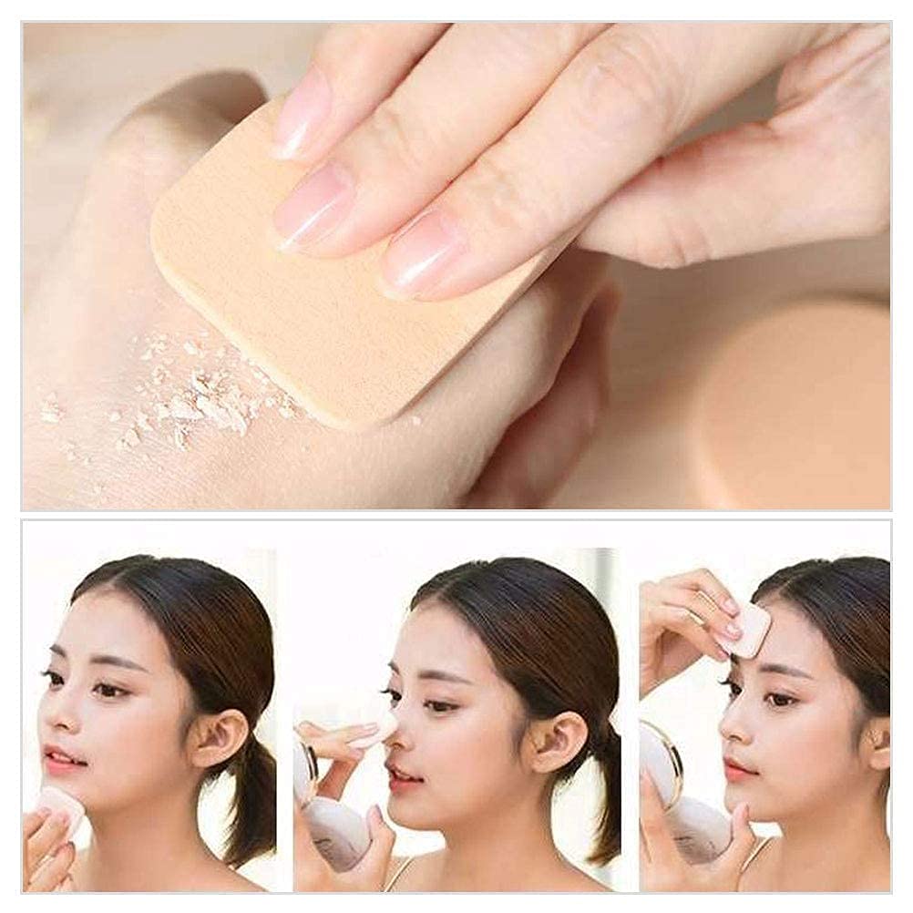 6-in-1 Beauty Blender Sponge Set for Makeup – Soft, Reusable & Latex-Free Sponges with Puff, Cotton Pad & Foundation Blender – Beauty Product for Women & Girls (Multicolor) - Image 3