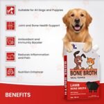 Dr.Pets Lamb Bone Broth for Cats & Dogs (100ml X 1 Pack) Food Topper, Human Grade Preservative Free, Cat/Dog Wet Food Soup for All Life Stages, Natural Supplements with Natural Collagen - Image 7