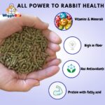 Rabbit Pellet Food Rich in Vitamins D, Minerals,Calcium & Healthy Food for All Kinds of Rabbit Every Bite Have Nutrition (450gm) - Image 5