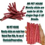 Dog Chew Sticks Munchy Stick Mix Flavours 900 Gram Dogs Snacks, Treats (450G Chicken Flavor and 450G Mutton Flavor Pack of 1), All Life Stages - Image 6