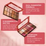 MARS 12 Shades Dance of Joy Eyeshadow Palette | Highly Pigmented and Blendable | Multicolor | Matte and Shimmer Finish (13.2g) (02-Multicolor) - Image 3