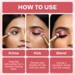 MARS 12 Shades Dance of Joy Eyeshadow Palette | Highly Pigmented and Blendable | Multicolor | Matte and Shimmer Finish (13.2g) (02-Multicolor) - Image 5