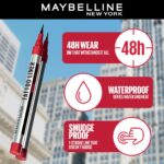 Maybelline New York Matte Pencil Eyeliner, Intense Pencil Eyeliner, Long-Lasting, Felt-Tip Applicator, Line Tattoo High Impact Liner, Black - Image 3