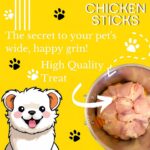 Woofy Dog Spiral munchy Rawhide chew Stick | 500gm Chicken Flavour + 500gm Mutton Flavour | Chicken and Mutton Flavours Twisted Sticks for Puppies and Dogs - Pack of 1Kg - Image 3