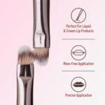 Swiss Beauty Lip Brush with Soft & Synthetic Bristles | Ideal for Cream and Liquid products | Easy to hold & Precise application - Image 3