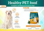 Himalaya Healthy PET Food for Adult Dogs | Meat & Rice | 3kg | Complete & Balanced Nutrition with Mountain Knot Grass, Tree of Heaven & Guduchi - Image 4