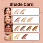 MARS SPF50 PA++++ Cancel Concealer with Radiant Natural Finish (6.0 ml) (05-SANDSTONE) | Lightweight | Medium to High Coverage | Long-Lasting & Multi-Purpose | Crease Resistant - Image 6