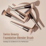 SWISS BEAUTY Powder Foudnation Blender Brush, Silver, 2 g - Image 2