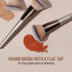 SWISS BEAUTY Powder Foudnation Blender Brush, Silver, 2 g - Image 4