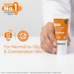 The Derma Co 1% Hyaluronic Sunscreen Aqua Gel SPF 50 PA++++ | Hydrating, Lightweight & Non-Greasy | No White Cast | Broad Spectrum & Blue Light Protection | Clinically Tested - (In-Vivo) | 30 g - Image 3