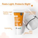 The Derma Co 1% Hyaluronic Sunscreen Aqua Gel SPF 50 PA++++ | Hydrating, Lightweight & Non-Greasy | No White Cast | Broad Spectrum & Blue Light Protection | Clinically Tested - (In-Vivo) | 30 g - Image 6