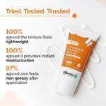 The Derma Co 1% Hyaluronic Sunscreen Aqua Gel SPF 50 PA++++ | Hydrating, Lightweight & Non-Greasy | No White Cast | Broad Spectrum & Blue Light Protection | Clinically Tested - (In-Vivo) | 30 g - Image 7