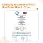 The Derma Co 1% Hyaluronic Sunscreen Aqua Gel SPF 50 PA++++ | Hydrating, Lightweight & Non-Greasy | No White Cast | Broad Spectrum & Blue Light Protection | Clinically Tested - (In-Vivo) | 30 g - Image 9