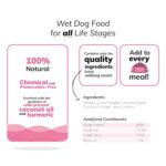 Fidele+ Fresh Dog Meal Topper Wet Food | Grain-Free, All-Natural Soft Food & Kibble Enhancer, No Preservatives, All Life Stages (100 g (Pack of 1), Chicken & Vegetables) - Image 4