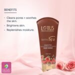 Lotus Professional DermoSpa Bulgarian Rose Glow & Brightening Enhancing Face Wash | Bulgarian Rose | Preservatives free | 80g - Image 4