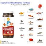 BOLTZ Freeze‑Dried Blood Worms Fish Food 25 g – Natural Premium Treat for Bettas, Tetras, Arowana, Flowerhorn, Oscar – Enhances Color, Appetite & Immunity – Made in India - Image 7