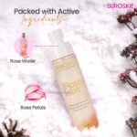 Suroskie Rose Water Elixir Face Mist 100Ml | Pure Rose Water | Face Toner For Glowing, Refresh & Hydrating Skin | Minimize Large & Open Pores | Balance Ph Of Skin | Gulab Jal For Women & Men - Image 4