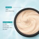 PILGRIM Korean White Lotus Face Cream with SPF 50 | White Lotus Day cream for women daily use | Face cream for dry skin, sensitive skin & oily skin | For Women and Men | 100g - Image 5