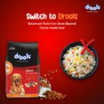 Drools Adult Dry Dog Food 1kg | Turkey and Pumpkin Flavour | Supports Skin Nourishment and Coat Radiance | Promotes Healthy Digestion | Natural Antioxidants | Strengthen Immunity - Image 9