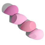 Gleva 4Pcs Makeup Blender Sponge Set, Soft Egg Shaped Blending Puff For Flawles Makeup, Blender for Liquid Foundation, Cream, Powder, Wet And Dry Makeup Applicator For Girls, Women (Pink) - Image 8