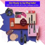 Blue Heaven Saj Dhaj Festive Makeup Kit for women- Vanilla, Pack of 10 | Full face Makeup kit, Fair Tone combo, 19g+26.3ml - Image 3